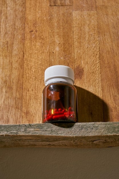 An image contrasting a genuine pill bottle with clear labeling and a secure seal with a counterfeit version that has a cracked seal, blurry label, and a strange odor emanating from the open bottle. Emphasis on the visual differences in quality and security.
