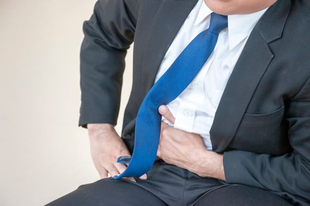 An illustration comparing a normal-sized prostate to an enlarged prostate pressing on the urethra, causing urinary problems.