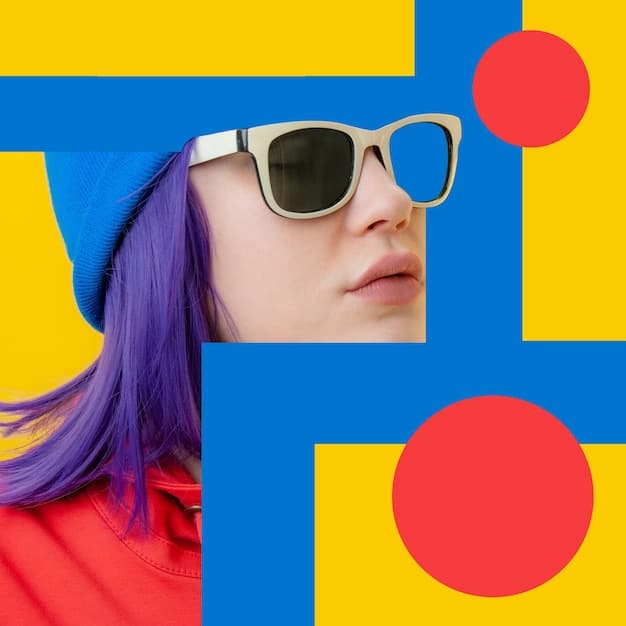 A collage illustrating different face shapes (oval, round, square, heart) with example sunglasses frames that complement each shape.