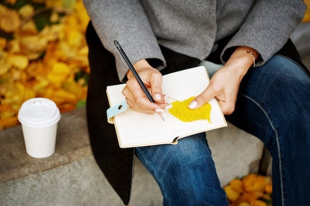 A person with a notepad, symbolizing the importance of taking notes while having a conversation to remember key points and show engagement. The focus is on the hand holding the pen and the notepad.