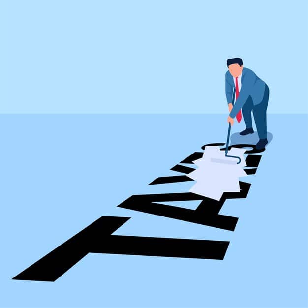 A person avoiding obstacles and pitfalls on a winding path, representing the challenges of a lateral career move and how to navigate them. The path is well-lit, suggesting foresight.