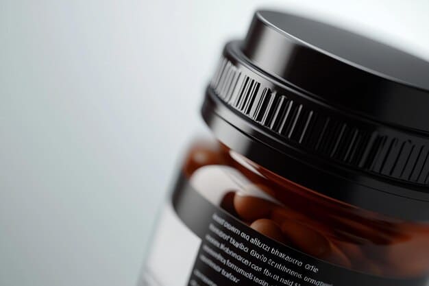 A close-up of a pre-workout supplement label, intentionally blurred in the background to emphasize the concept of transparency. The foreground features a magnifying glass hovering over a detailed list of ingredients, highlighting scrutiny.