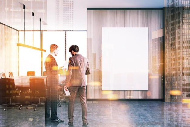 People collaborating in a brightly lit, modern office space, focused on a whiteboard filled with project plans and ideas, symbolizing the importance of teamwork and shared learning in a professional setting. The image also highlights the need for adaptability and continuous learning in the modern workplace to future-proof careers.
