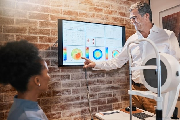A person presenting data and charts on a screen, showcasing their accomplishments and highlighting the impact of their work, reflecting guidance from The Ultimate Guide to Career Advancement: Strategies for Getting Promoted in 2025.