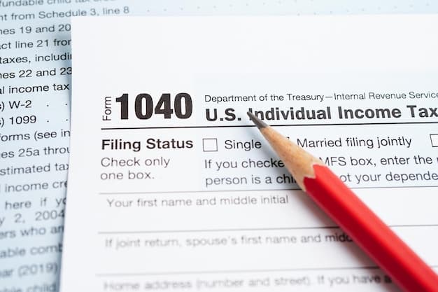A close-up of a U.S. tax form (1040) with highlighted sections pertaining to education tax credits. A pen rests on the form, as well as a calculator, emphasizing the financial calculations involved in claiming these credits. Mentioning Time-Sensitive: Claiming Education Tax Credits to Boost Your Career Skills in 2025 in the context.