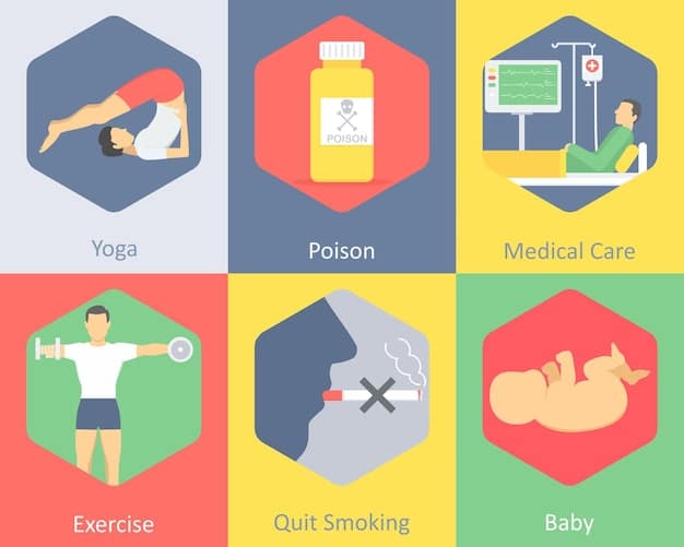 A graphic illustrating common creatine side effects like bloating, dehydration, and stomach discomfort, with icons representing each effect. Highlights precautions and safety measures related to creatine supplementation. Relates to 'The Ultimate Guide to Creatine: Benefits, Dosage, and Side Effects'.