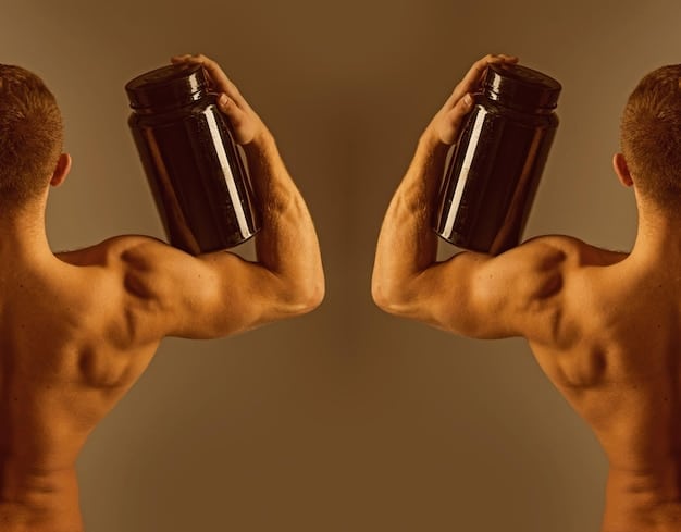 A split image showing two people: on the left, a person weighing creatine powder on a digital scale to measure a specific dosage, and on the right, a person mixing the powder into a shaker bottle. The focus is on precise measurement and preparation.