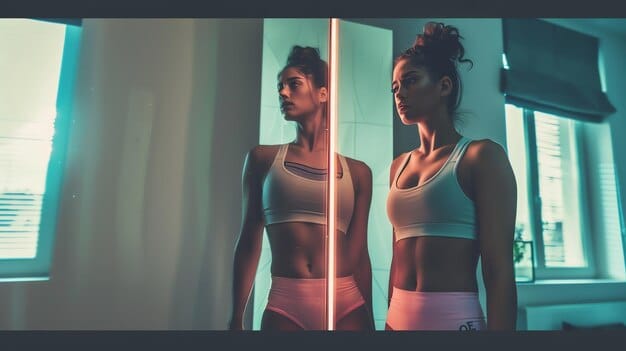 A split-screen image showing the same person before and after consistently doing 15-minute HIIT workouts. The 'before' side shows someone looking less energetic, while the 'after' side shows a visibly fitter and more vibrant individual. This visual comparison emphasizes the transformative potential of HIIT, tying directly into the New Study: How 15 Minutes of Daily HIIT Can Transform Your Health.