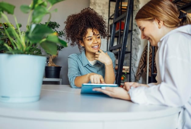 A person at a clinic, smiling and talking to a healthcare provider, possibly discussing STI testing options. The atmosphere is friendly and reassuring, emphasizing the importance of regular check-ups for sexual health. 